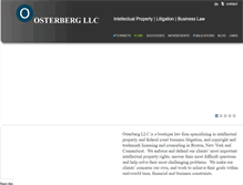 Tablet Screenshot of osterbergllc.com